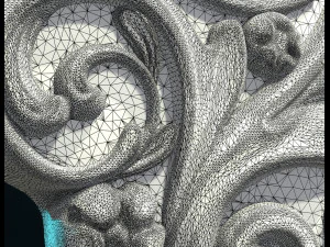 leaves scrolls charm pendant 3D Print Model