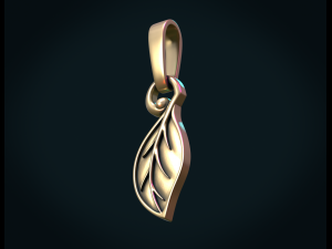 leaf pendant Modèles 3D en vedette