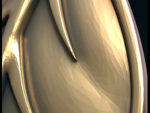 leaf pendant 3D Print Model