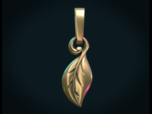 leaf pendant ii 3D Принт Модель