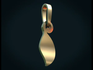 leaf pendant ii 3D Print Model