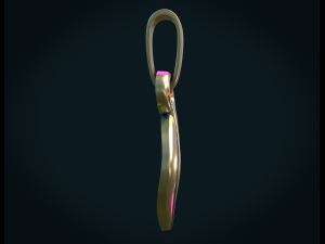 leaf pendant ii 3D Принт Модель
