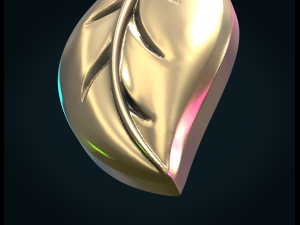 leaf pendant ii 3D Принт Модель