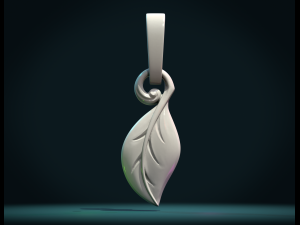 leaf pendant ii 3D Принт Модель