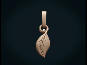 leaf pendant ii 3D Print Model
