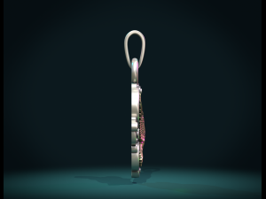 pigeon pendant 3Dプリントモデル