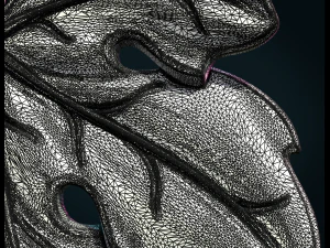 fig leaf charm pendant 3D Print Model