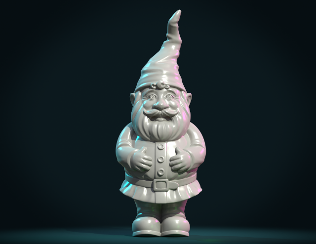 garden gnome iii Modèles 3D en vedette .c4d .max .obj .3ds .fbx .stl .blend 