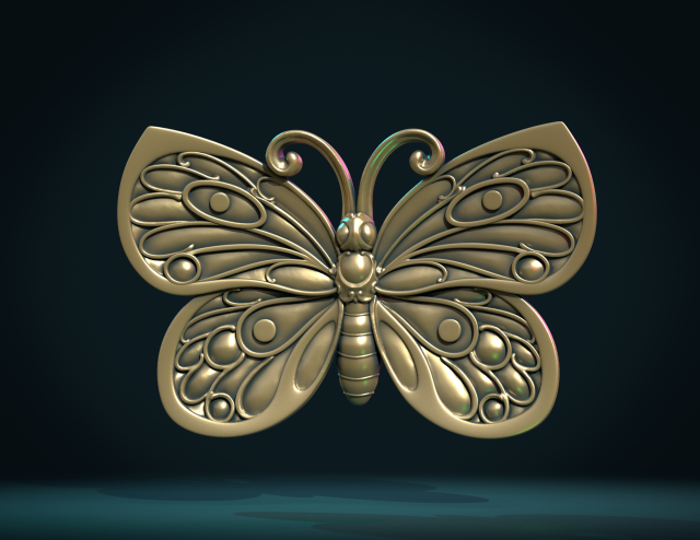 butterfly iii 3D 打印模型 .c4d .max .obj .3ds .fbx .stl .blend 