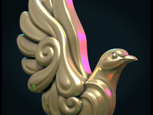 stylized pigeon Modèles 3D en vedette