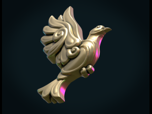 stylized pigeon Modèles 3D en vedette