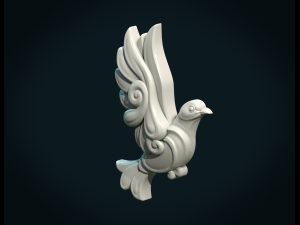 stylized pigeon Modèles 3D en vedette