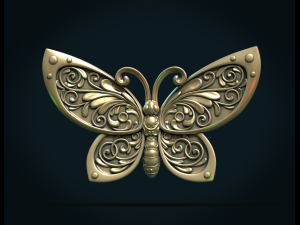 butterfly 3D Print Model