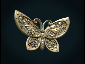 butterfly 3D 프린트 모델