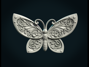 butterfly 3D 프린트 모델