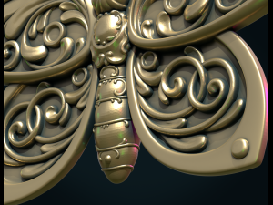butterfly 3D 프린트 모델
