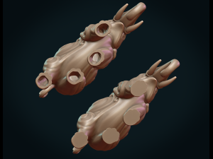 stylized elephant 3D Print Model
