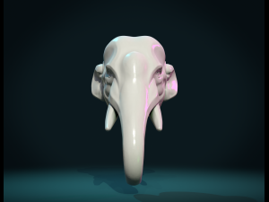 elephant head 3D Принт Модель