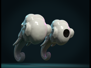 elephant head 3D Принт Модель