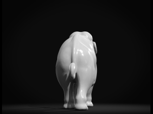 asian elephant ii 3D 打印模型