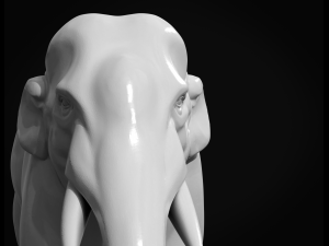 asian elephant ii 3D 打印模型