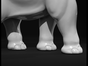 asian elephant ii 3D 打印模型