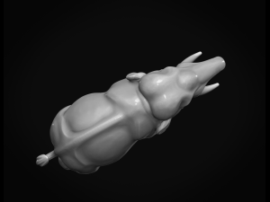 asian elephant ii 3D 打印模型