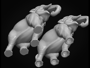asian elephant ii 3D 打印模型