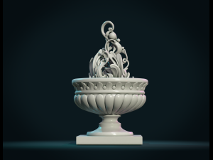 abstract plant vase 3D Print Model