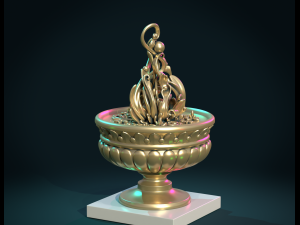 abstract plant vase 3D Принт Модель
