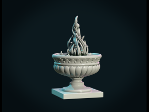 abstract plant vase 3D Принт Модель