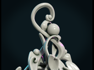 abstract plant vase 3D Принт Модель