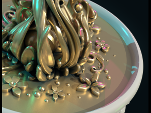 abstract plant vase 3D Принт Модель