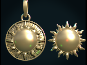 sun pendant iii Modelo de Impressão 3D