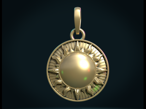 sun pendant iii 3D-printmodel