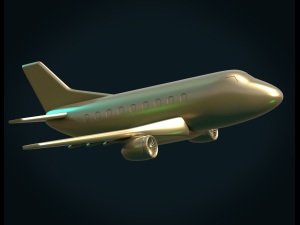airplane 3D Baskı Modeli