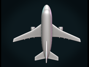 airplane 3D Baskı Modeli