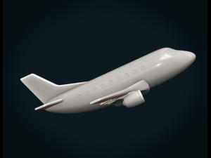airplane 3D Baskı Modeli