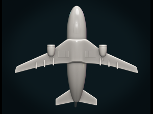 airplane 3D Baskı Modeli