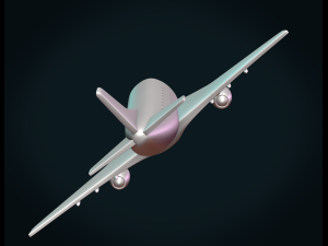 airplane 3D Baskı Modeli