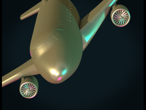 airplane 3D Baskı Modeli