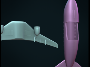 airplane 3D Baskı Modeli