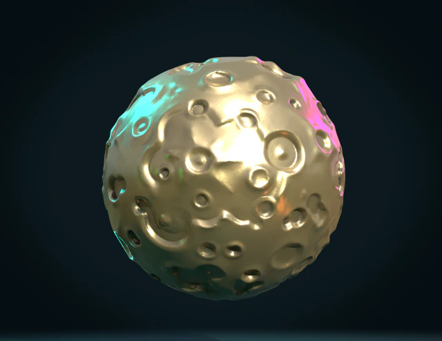 moon hollow and solid 3D Print Model .c4d .max .obj .3ds .fbx .stl .blend 