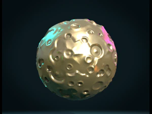 moon hollow and solid 3D Print Model