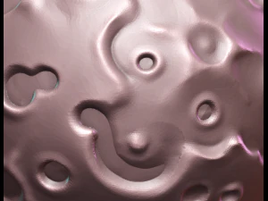 moon hollow and solid 3D Print Model