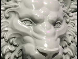 lion head pendant 3D Принт Модель