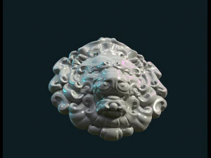 lion head pendant ii 3D Print Model