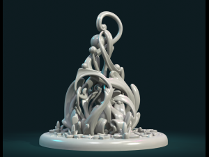 plant sculpture 3D Print Model