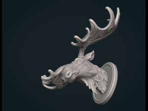 Moose Head Modello di stampa 3D