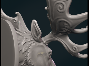 Moose Head Modello di stampa 3D
